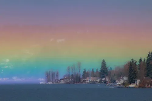 Un ciel arc-en-ciel immortalisé par une photographe américaine