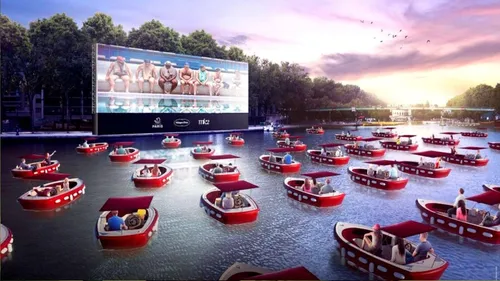 Le premier cinéma flottant en plein air gratuit s’installe au...