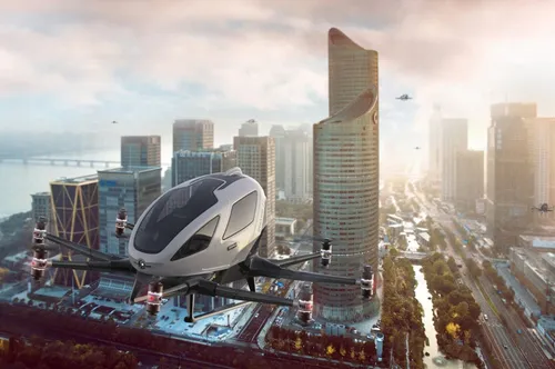 Les premiers « taxis volants sans pilote » débarquent à Séville !