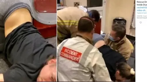 Ivre, elle se retrouve coincée dans son sèche-linge et doit appeler...