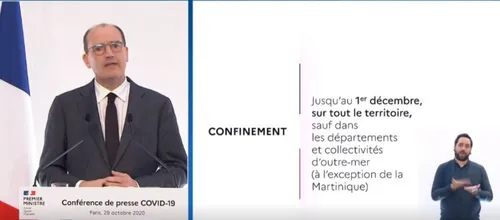 Jean Castex annonce que la Martinique est le seul territoire...