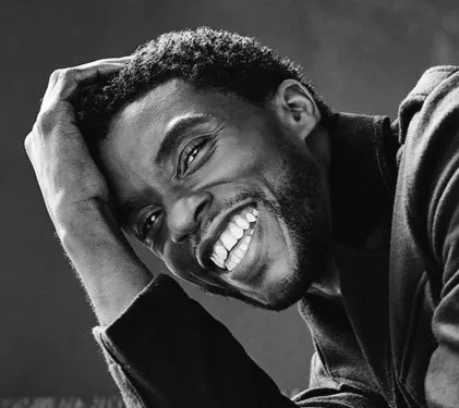 Marvel : l'acteur Chadwick Boseman, star du film "Black Panther",...