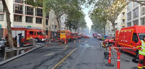 Hauts-de-Seine : spectaculaire incendie à Clichy-la-Garenne (photos)
