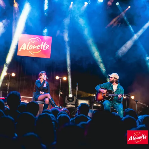 Marine sur la scène du Live Alouette Showcase