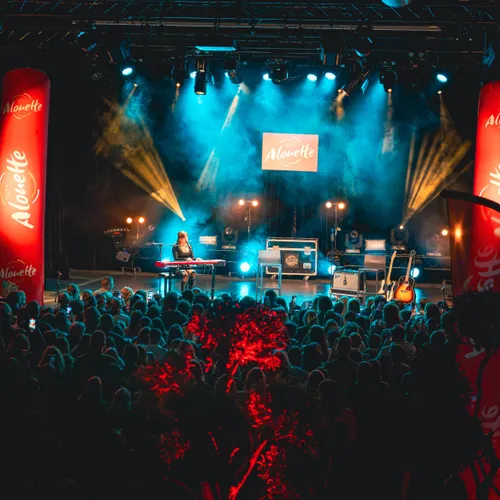 Marine sur la scène du Live Alouette Showcase