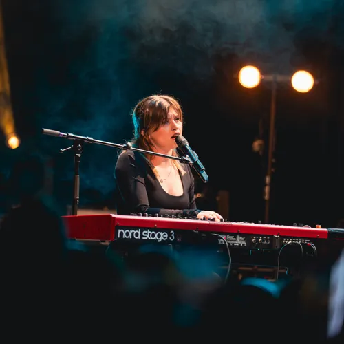 Marine sur la scène du Live Alouette Showcase