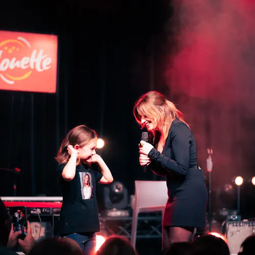 Marine sur la scène du Live Alouette Showcase