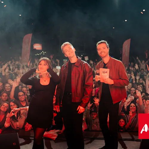 Marine, Charles Doré et Luka sur la scène du Live Alouette Showcase