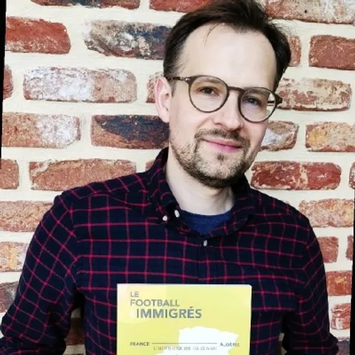 Stanislas Frienkiel auteur du livre "Le football des immigrés",...