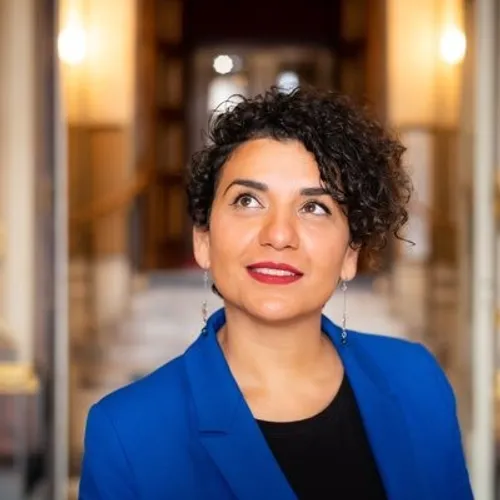 Lamia El Aaraje, députée sortante, porte-parole du Parti Socialiste