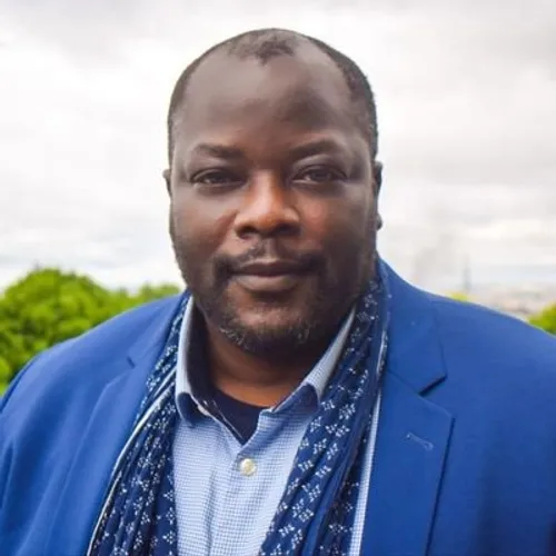 Mohamad Lamine Gassama, référent de LREM dans le 20e arrondissement...