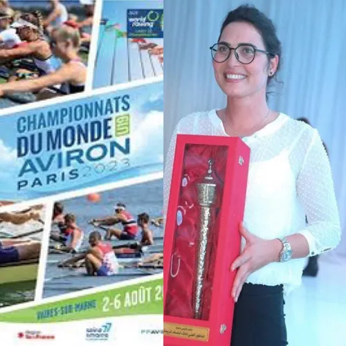 Ibtissem Trimech, entraîneuse de l’équipe d'aviron de Tunisie