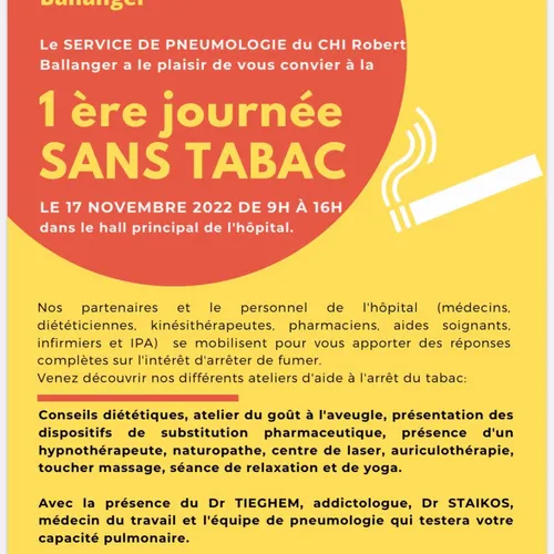 Sawa : Journée sans tabac à l'hôpital Robert Ballanger