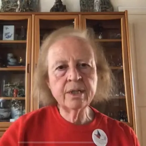 La secrétaire générale du Secours Populaire Henriette Steinberg