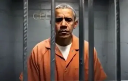 Trump publie une image IA montrant Obama en prison