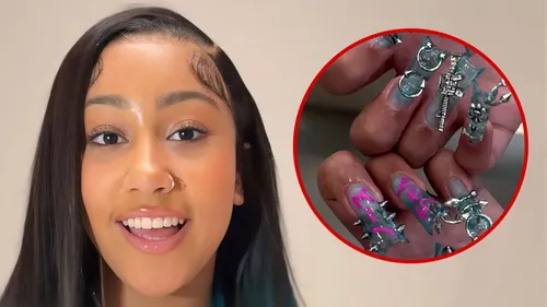 North West affiche son style audacieux avec des ongles à pointes