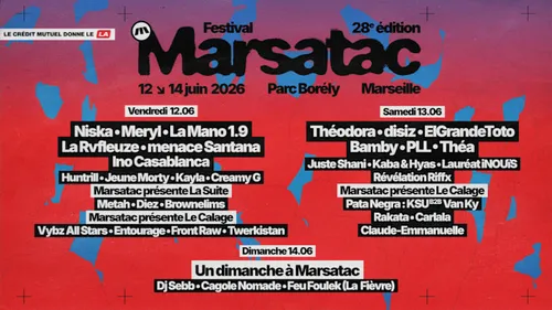 Marsatac 2026 : un festival qui s'annonce explosif !