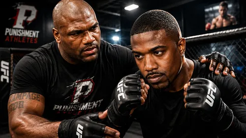 Ray J s'entraîne pour un combat de MMA après une grave crise de santé