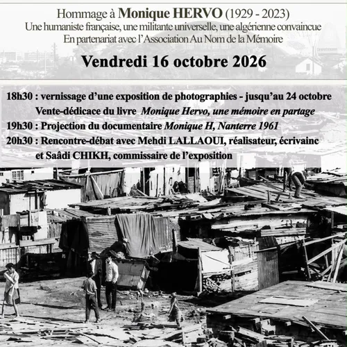 Mehdi Lallaoui au cœur d’un hommage à Monique Hervo et aux...