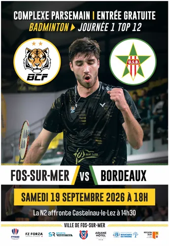 Fos-sur-Mer : une grande journée de badminton avec les frères Popov...