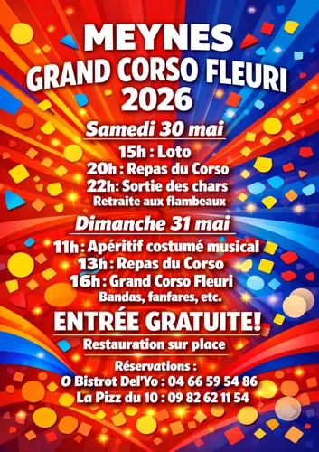 Grand Corso Fleuri - Meynes : un week-end festif et haut en couleur