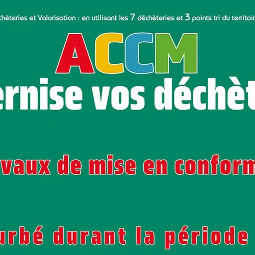 [ TRAVAUX ]  MISE EN CONFORMITE DES DECHETERIES DU TERRITOIRE...