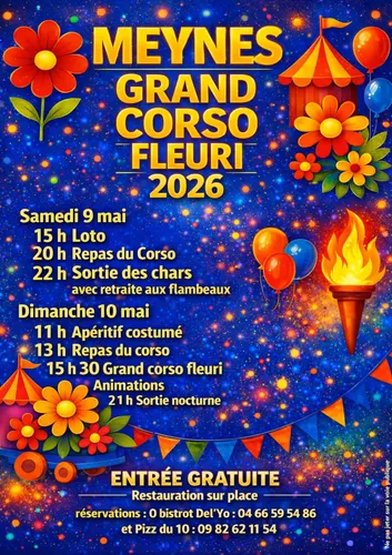 Grand Corso Fleuri - Meynes : un week-end festif et haut en couleur