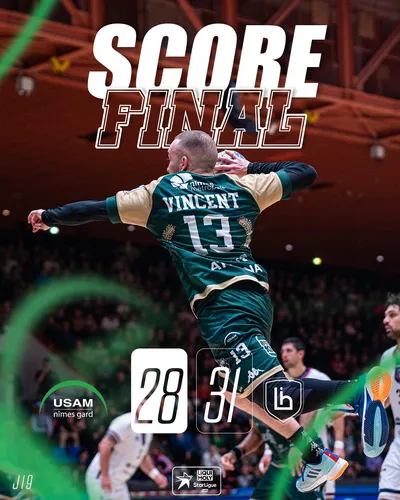 [ Handball ] Handball : l’USAM Nîmes s’incline face à Limoges en...