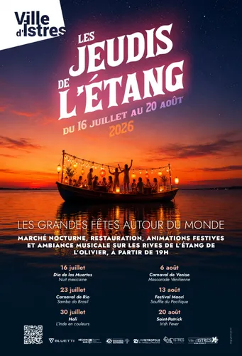 Les Jeudis de l’étang reviennent à Istres pour six soirées...