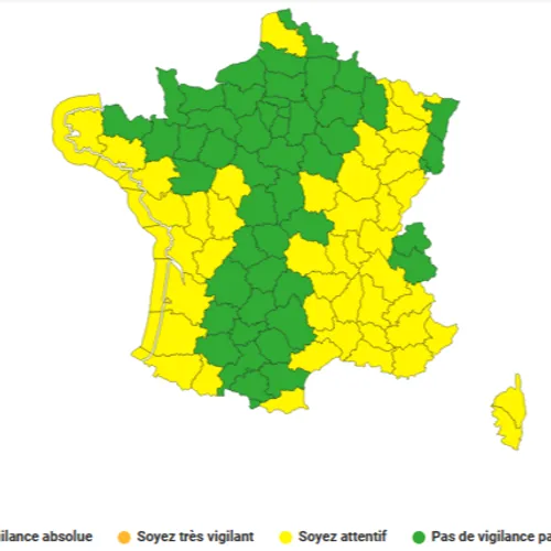 [ METEO ] Vigilance jaune pour les BDR et le Gard