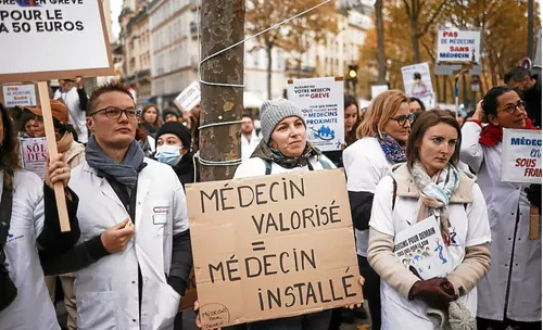 [ Société]Grève des médecins libéraux et étudiants le 29 avril dans...