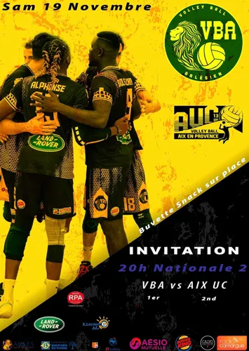 [ SPORT ] VOLLEYBALL/N2: LE DERBY DES INVAINCUS CE SAMEDI 19 NOVEMBRE 