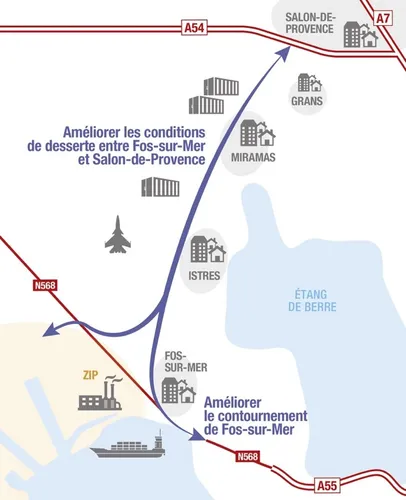 Liaison routière Fos-sur-Mer – Salon-de-Provence : la concertation...