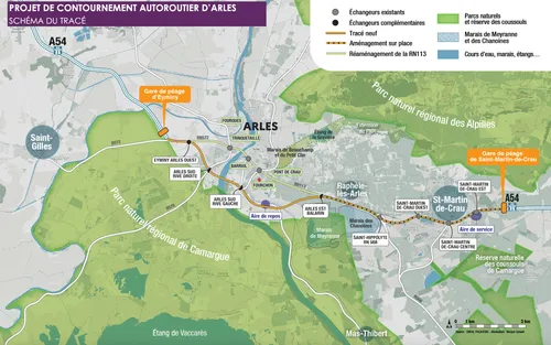 Contournement autoroutier d’Arles : la piste d’un financement sans...