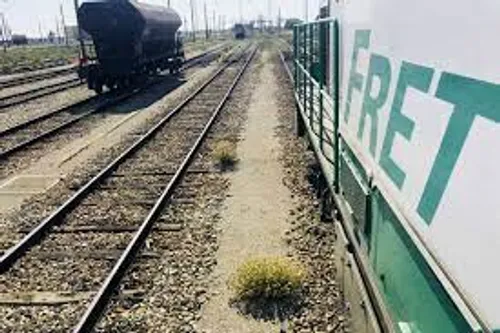 [ TRANSPORT-ECONOMIE ] Miramas: La gare de FRET ferroviaire...