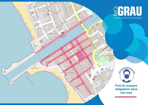 [ SOCIETE/SANTE ] Grau-du-Roi: Masque obligatoire en centre-ville...