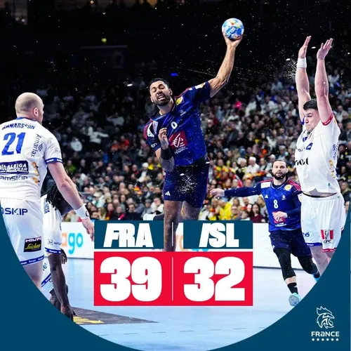 [ SPORT - HANDBALL ] EURO2024: LA FRANCE SURCLASSE L'ISLANDE (39-32)