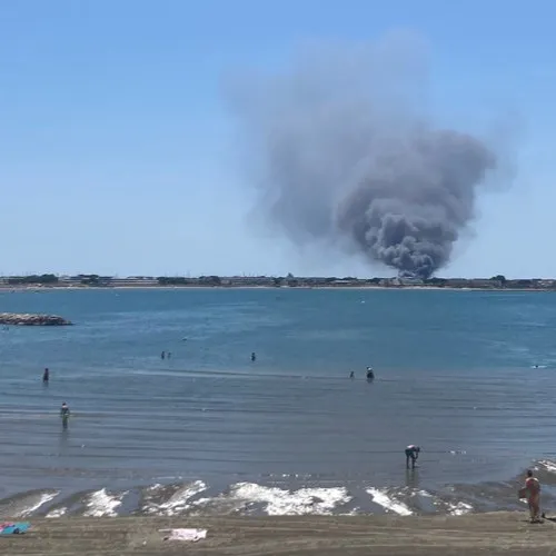 [INCENDIE]: Un incendie s’est déclaré  au camping de l'Espiguette...