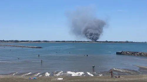 [INCENDIE]: Un incendie s’est déclaré  au camping de l'Espiguette...