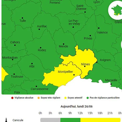 [ ETE ] LE GARD EN VIGILANCE JAUNE