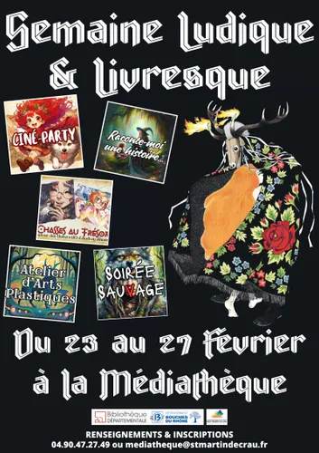 [ Evènement ] Semaine ludique et livresque à Saint-Martin-de-Crau :...
