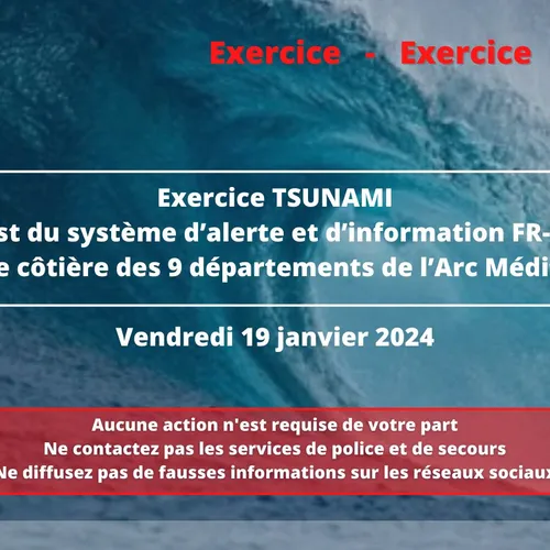 [ SECURITE - PACA ] Exercice test alerte tsunami prévu ce vendredi...