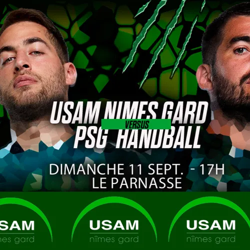 [SPORT] L'USAM Nîmes Gard reçoit le PSG à Nîmes 