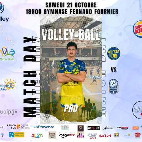[ SPORT - VOLLEYBALL ] Le VBA reçoit Avignon Voleyball pour le...