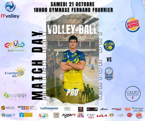 [ SPORT - VOLLEYBALL ] Le VBA reçoit Avignon Voleyball pour le...