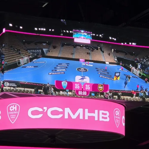 Le C’Chartres Métropole Handball mobilisé pour Octobre Rose
