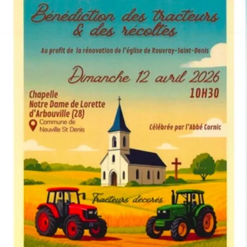 NEUVILLE-SAINT-DENIS - Bénédictions des tracteurs et des récoltes