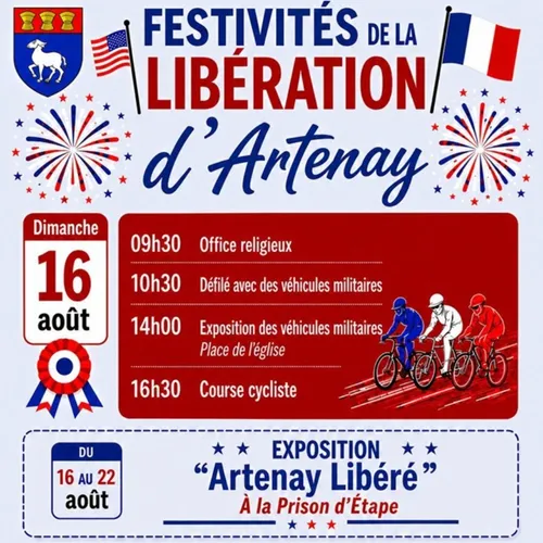 ARTENAY (45) - Festivités de la Libération d'Artenay