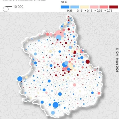 EURE-ET-LOIR - La population baisse dans 187 communes et augmentent...