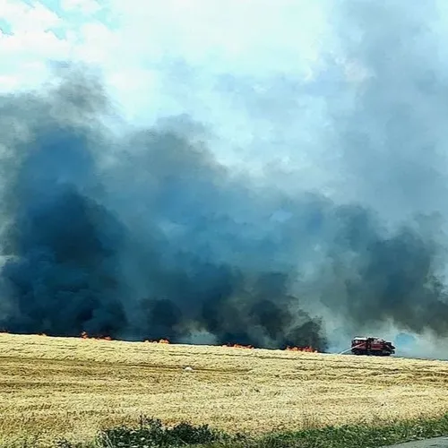 Incendies en Eure-et-Loir : Les pompiers sur le front des feux de...